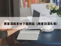 成都黑客漫画素材下载网站（黑客动漫头像）